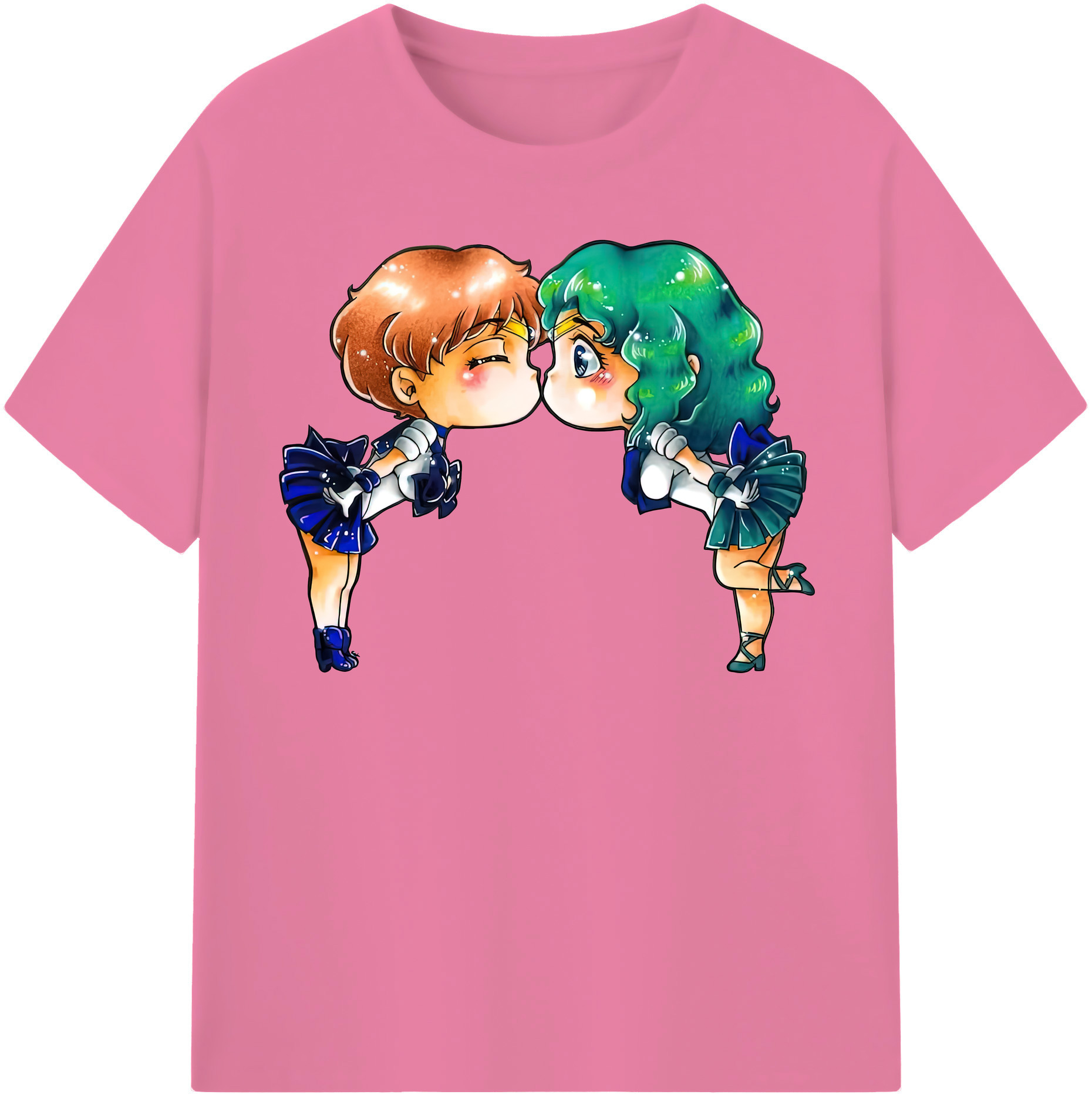（画像用） 美少女戦士セーラームーン 天王はるか Sailor Moon Tenoh Haruka 綿100％半袖Tシャツ（フロントプリント）